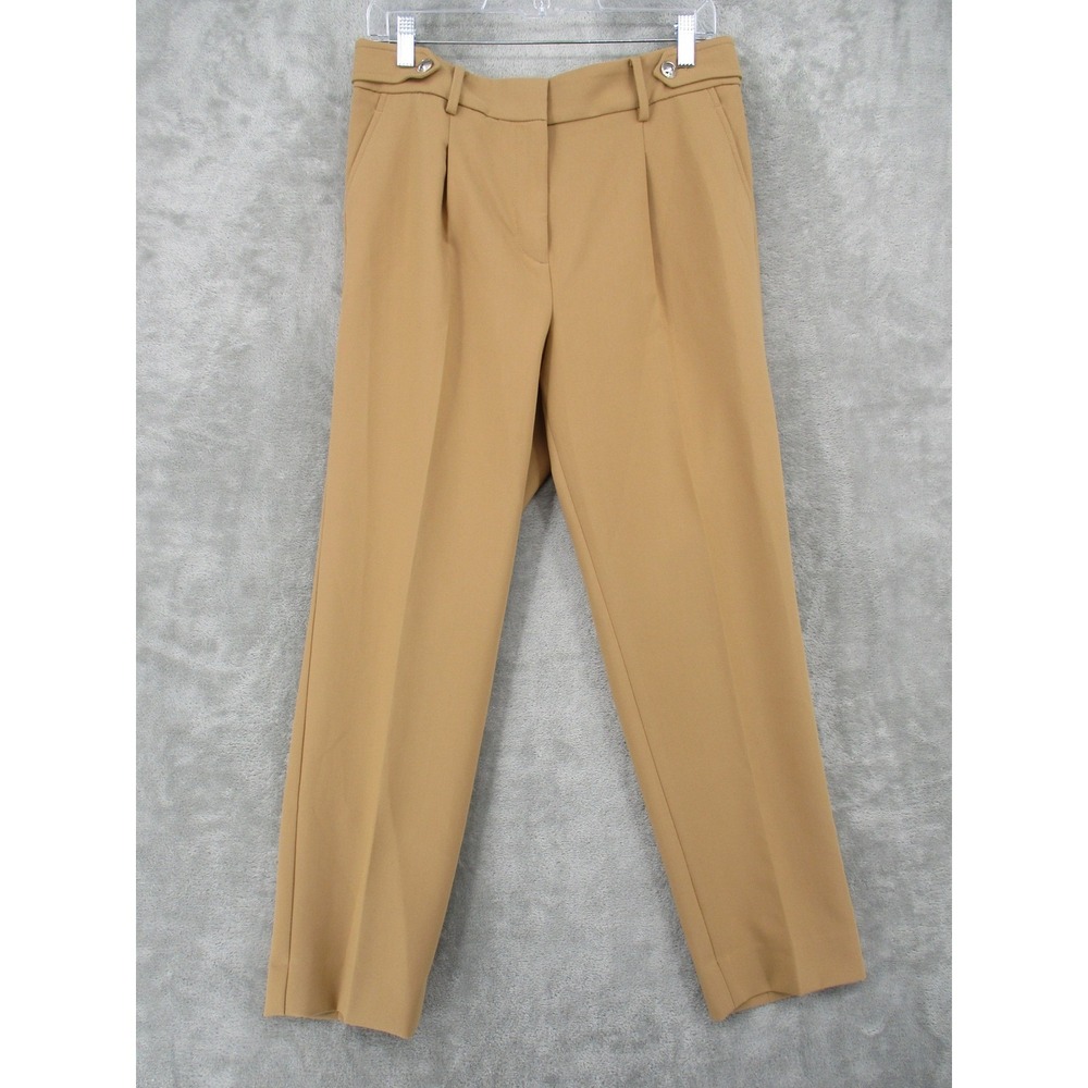 Talbots Pants 6 Trouser Pleated Straight Leg Office Career Minimalist Pockets